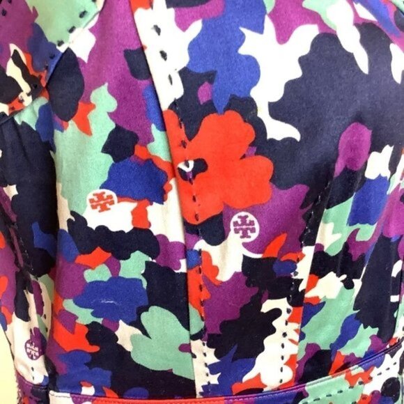 TORY BURCH FLORAL STRAPS BERDINE DRESS - Picture 9 of 16